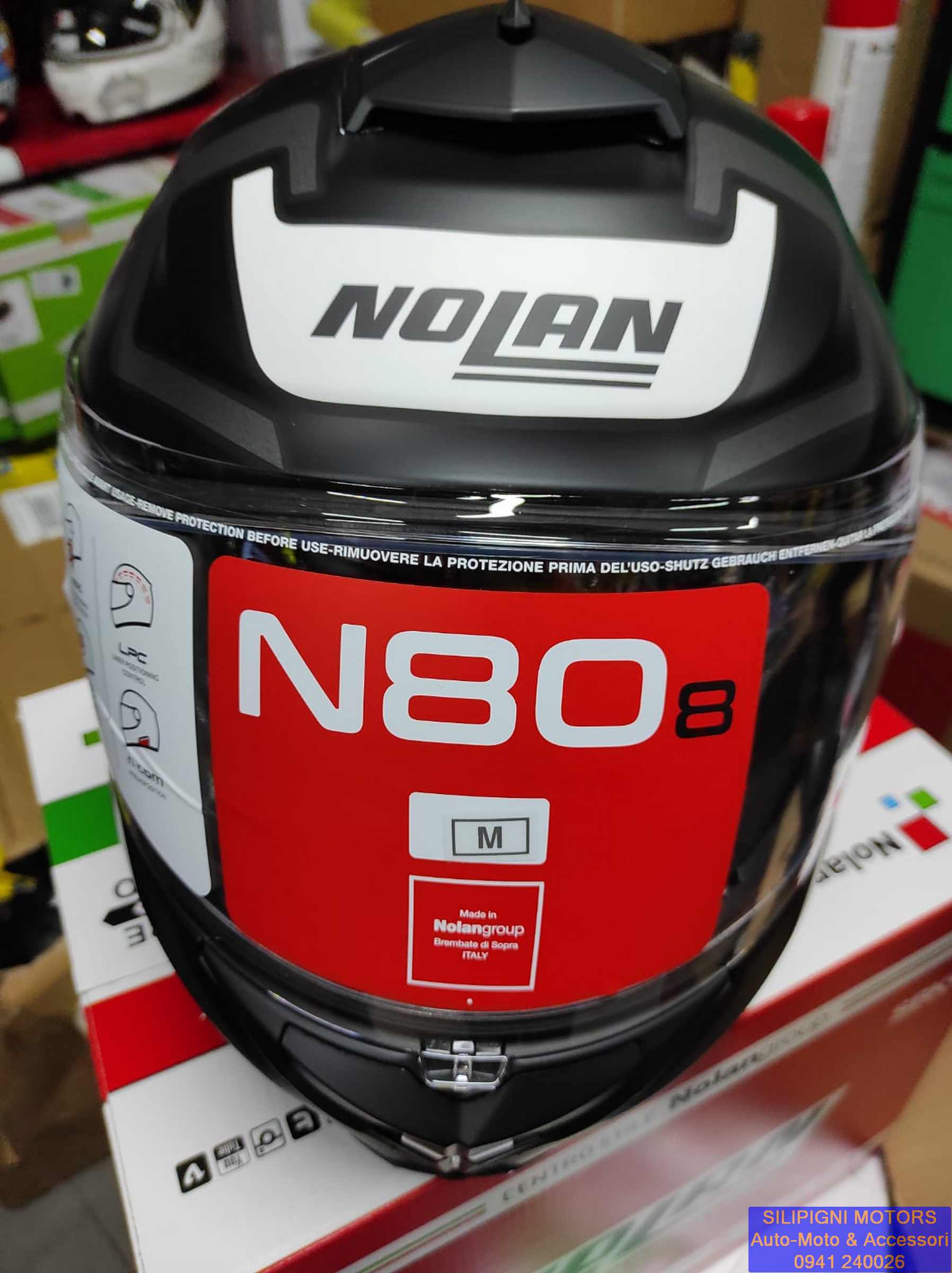 Casco Nolan N80-8 Ally integrale bianco