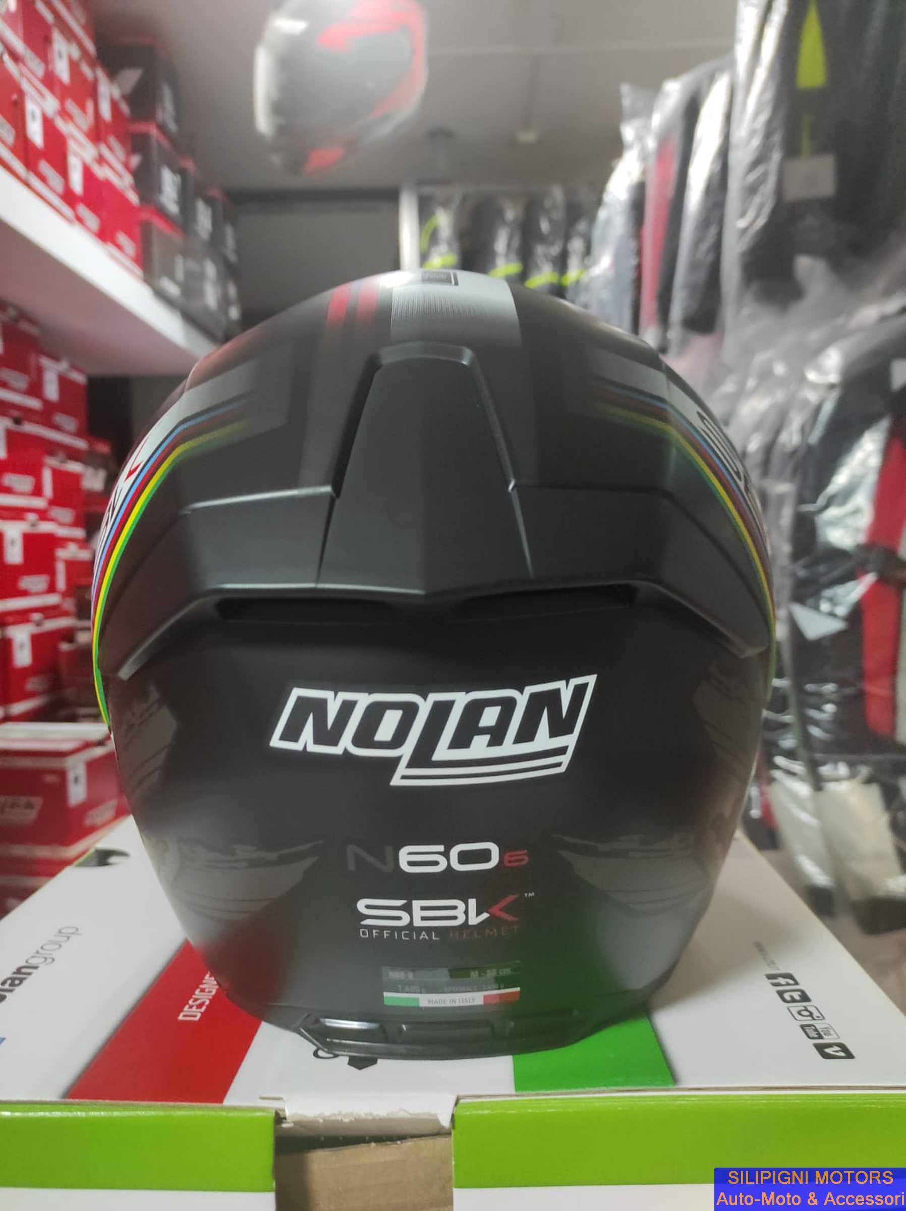 Silipigni Motors - NOLAN N60-6 SBK 56 Flat Black Casco Integrale  OMOLOGAZIONE ECE 22-06