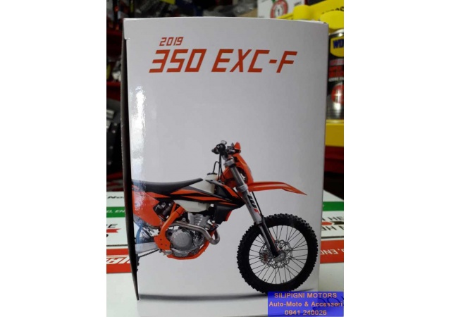 MODELLINO SCALA 1:12 KTM 350 EXC-F MY18 - POWER WEAR KTM